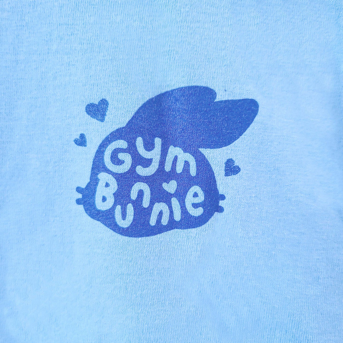 Blue Shy Bunnie Tee